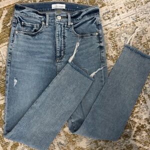 LOFT Women's Distressed Ankle Jeans